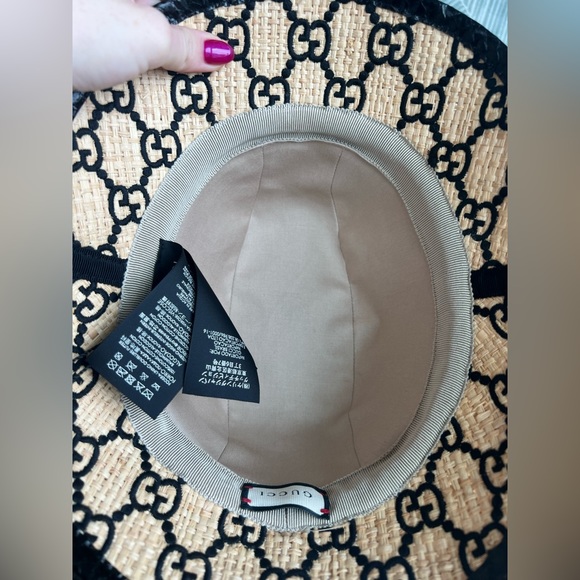 Gucci raffia bucket hat - Picture 5 of 9